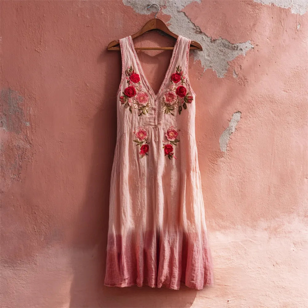Midi Dress That Flatters – Boho & linen