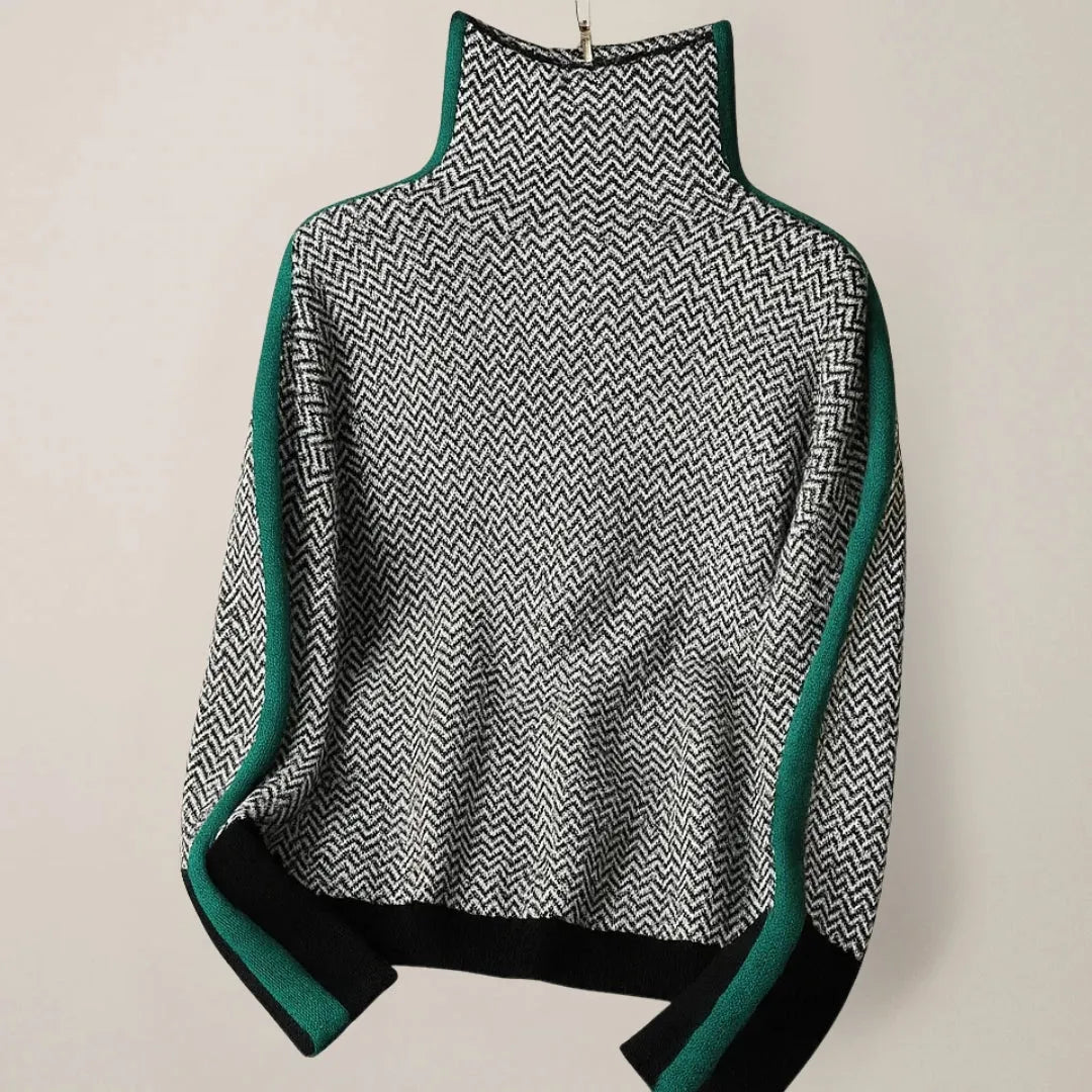MADISON – MODERN EDGE HIGH-NECK TOP
