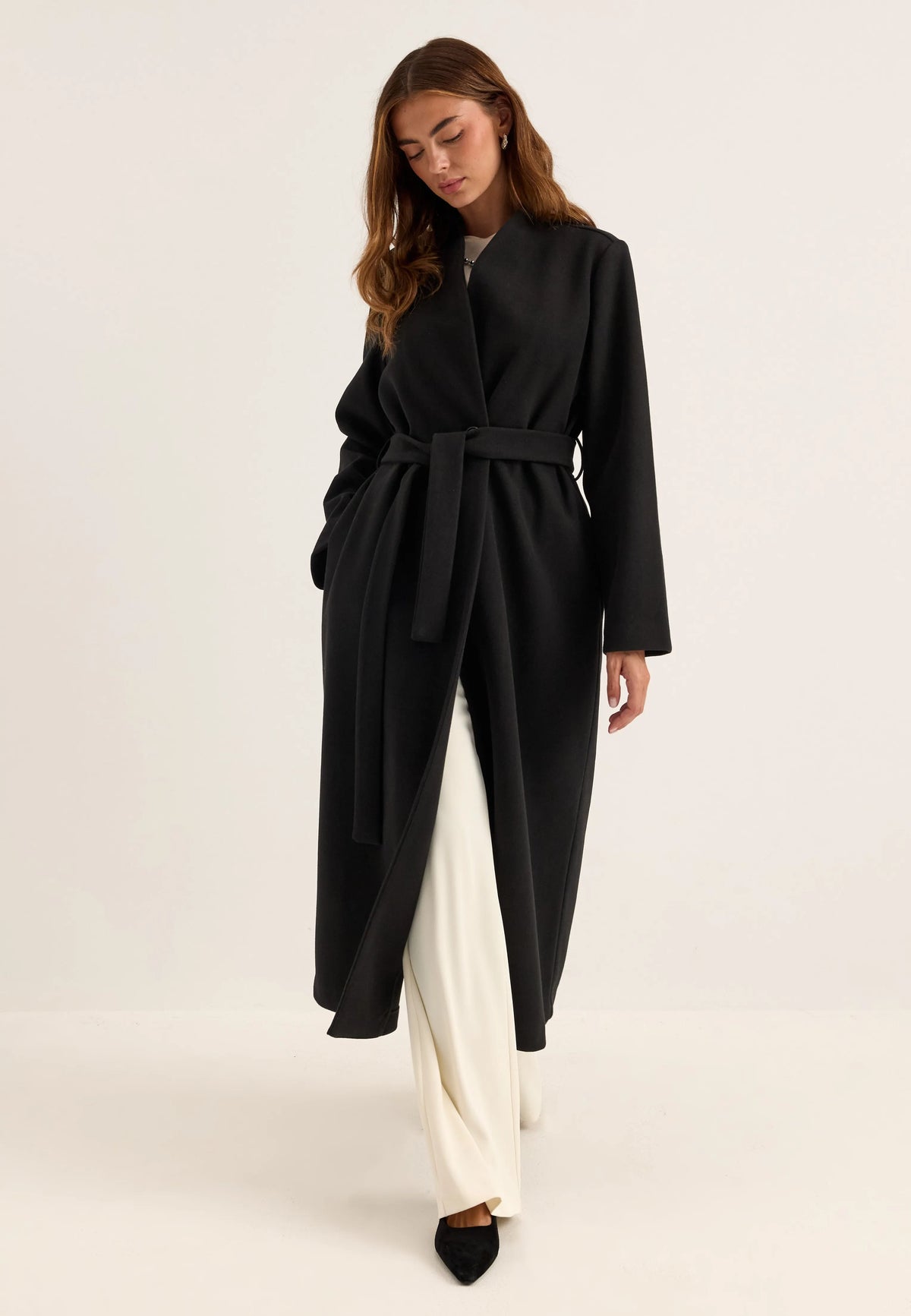Belted Long Coat