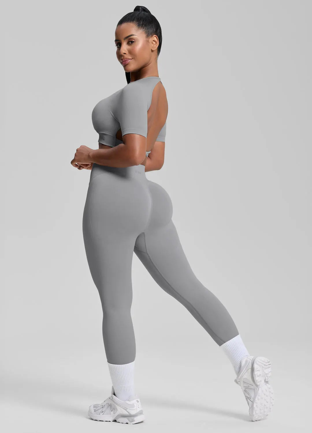 Sculpt High-Waisted Butt-Lifting Leggings with Tummy Control for Shaping and Training