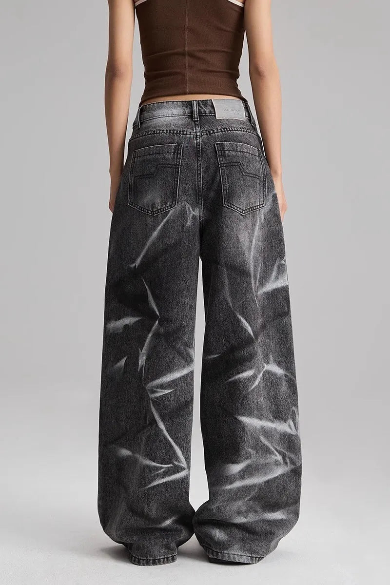 Loose Fit Straight Denim Jeans