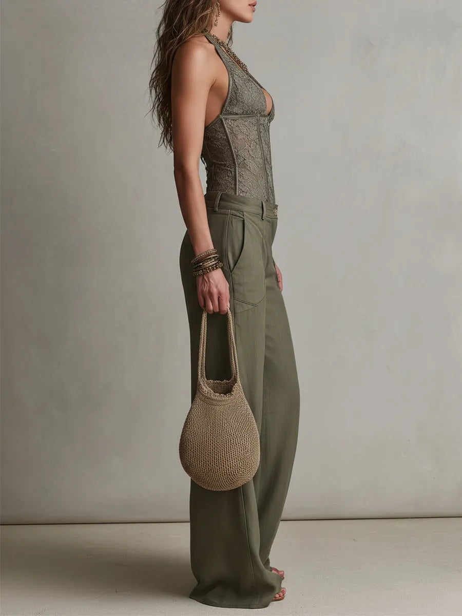 Retro Pants in lace, Unbeatable Price