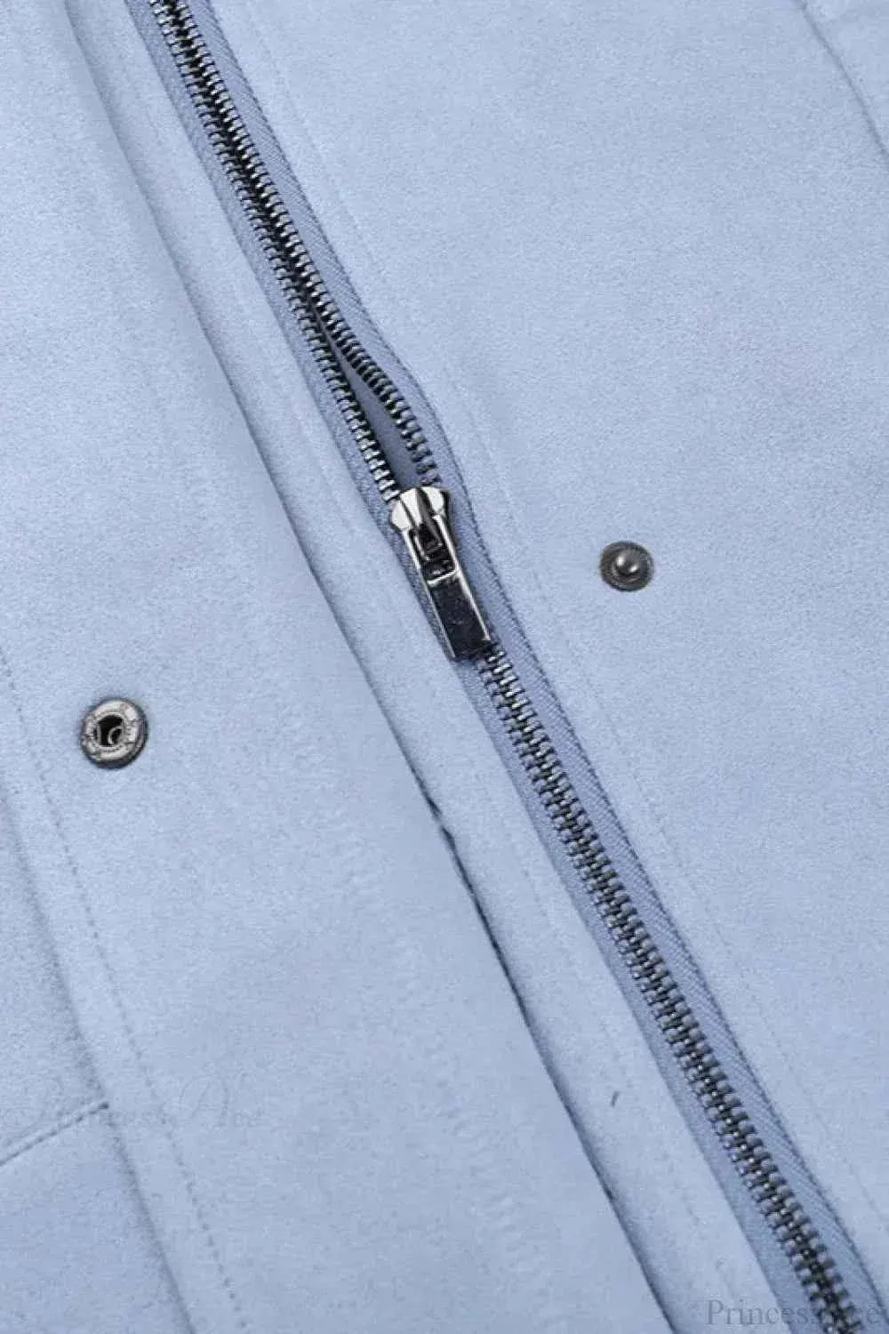 Jacket with Polo Collar, Relaxed Regular Fit and Long Sleeves