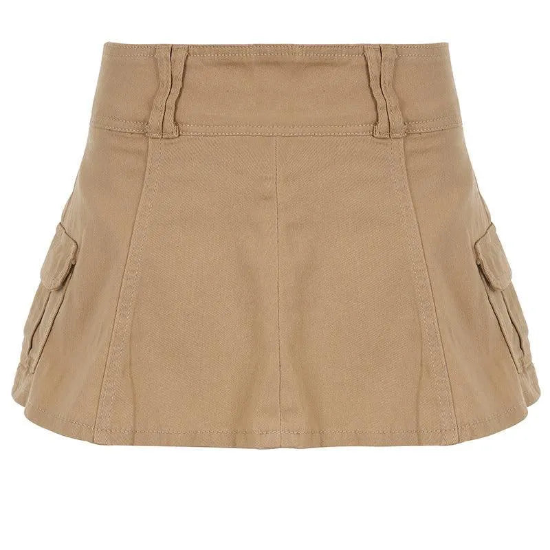 KittenAlarm - Maeve Solid Mini Skirt