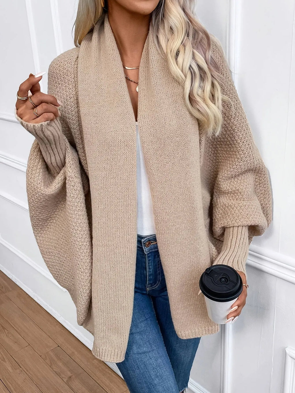 Zinnia - Batwing Knit Cardigan