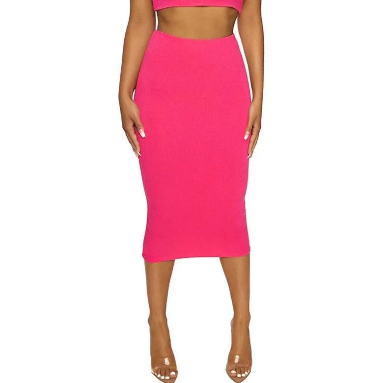 KittenAlarm - Embry Solid Pencil Skirt
