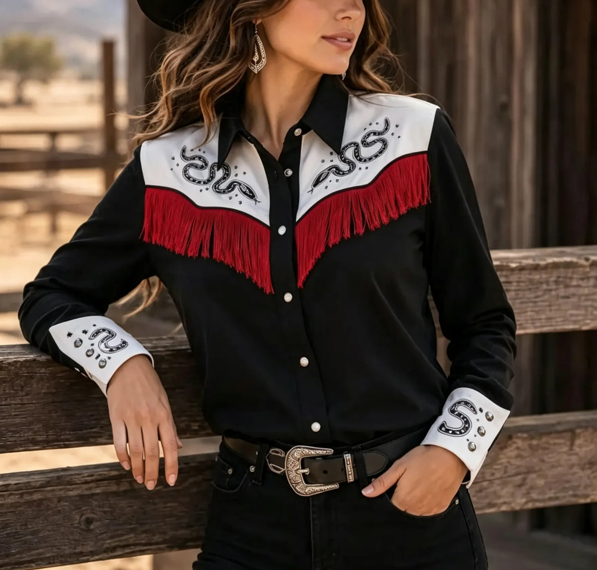 Women's Western-style Shirt
