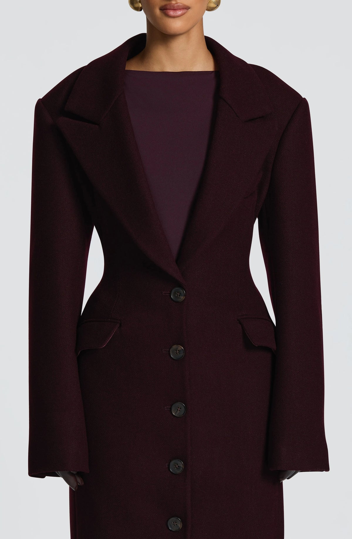 Ursula Coat - Plum