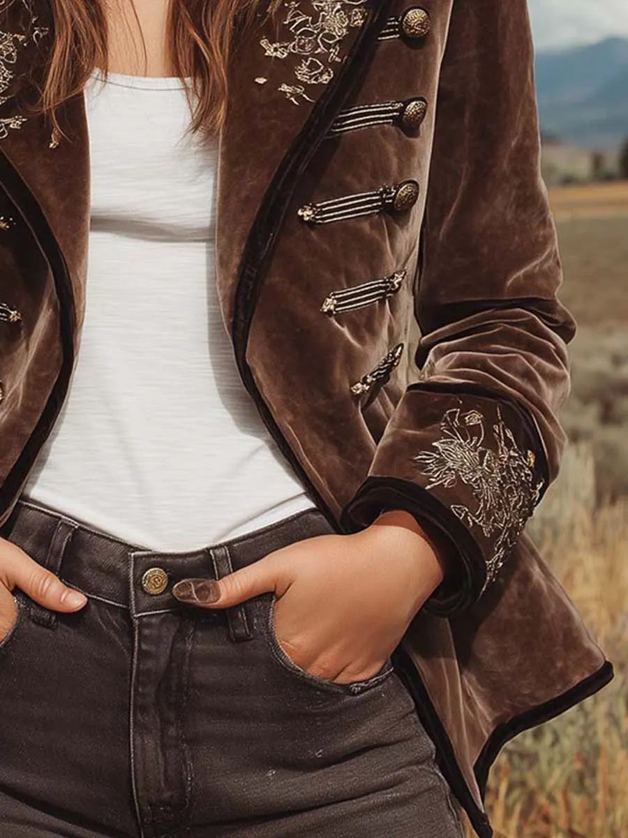 Jacket with velvet – Premium Look