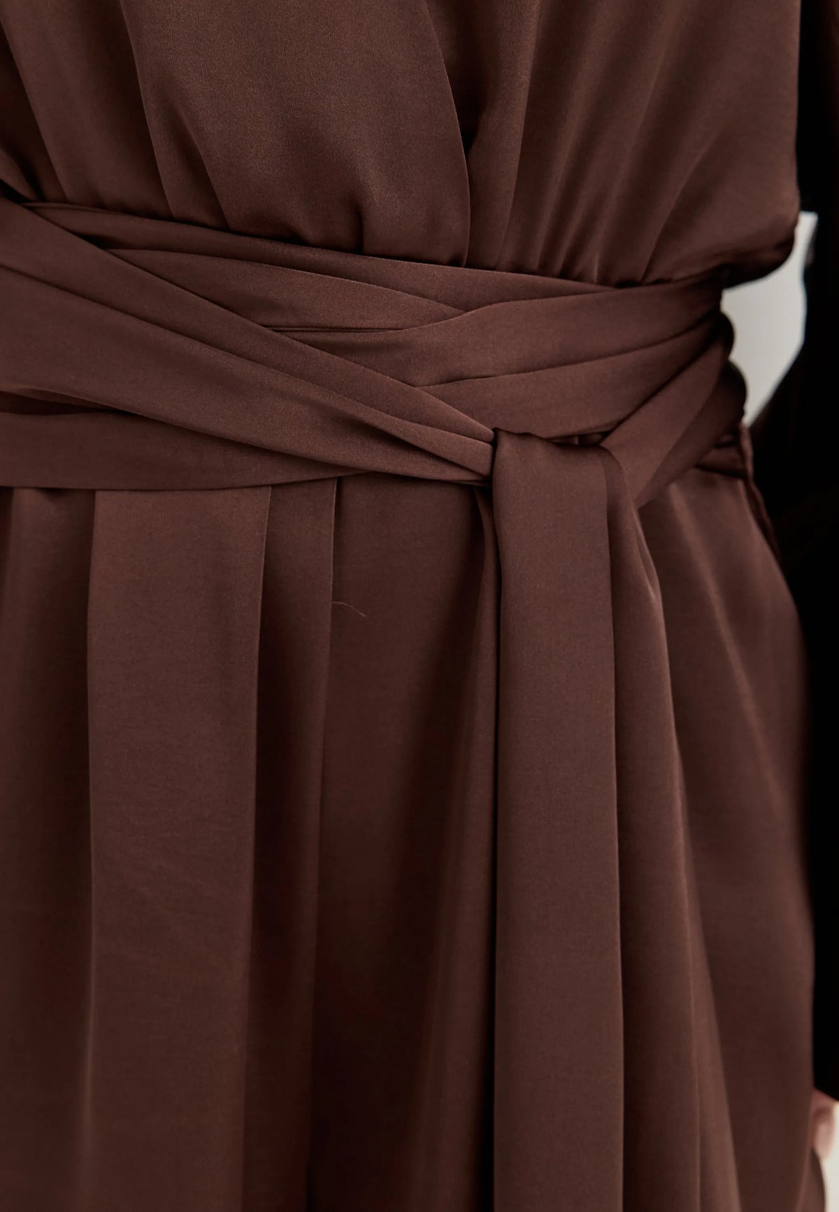 Satin Bubble Hem Jumpsuit