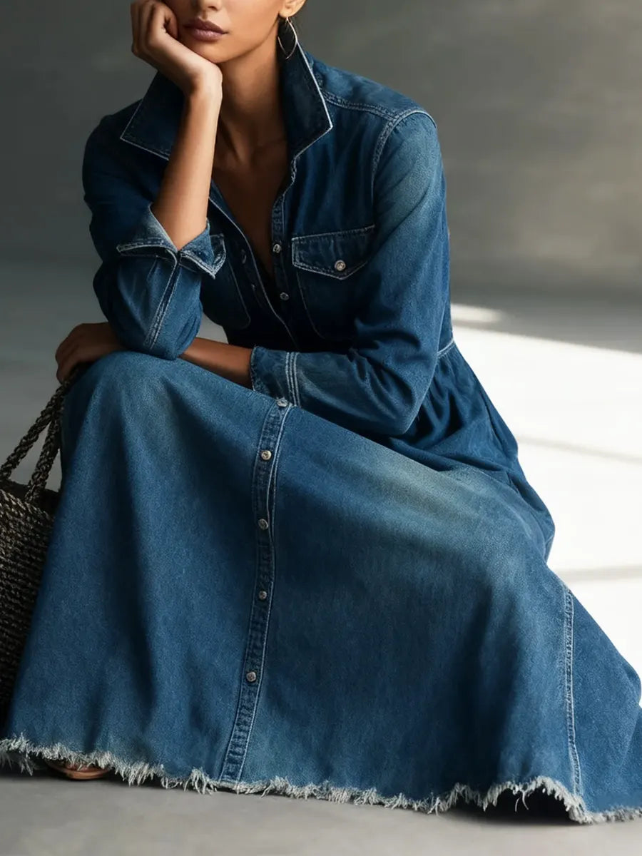 Midi Dress That Flatters – Chic & denim