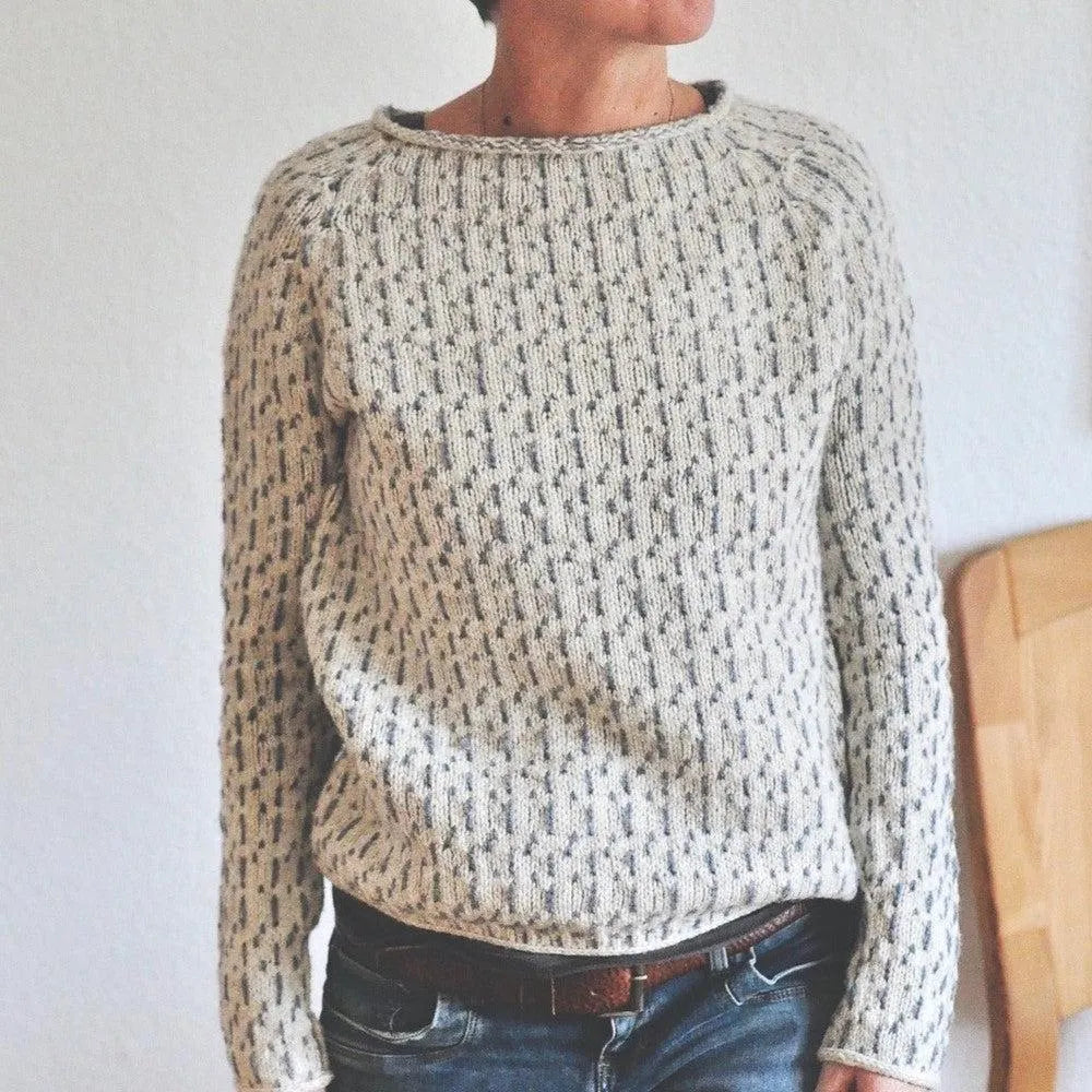 SABRINA – RELAXED TEXTURED KNIT SWEATER