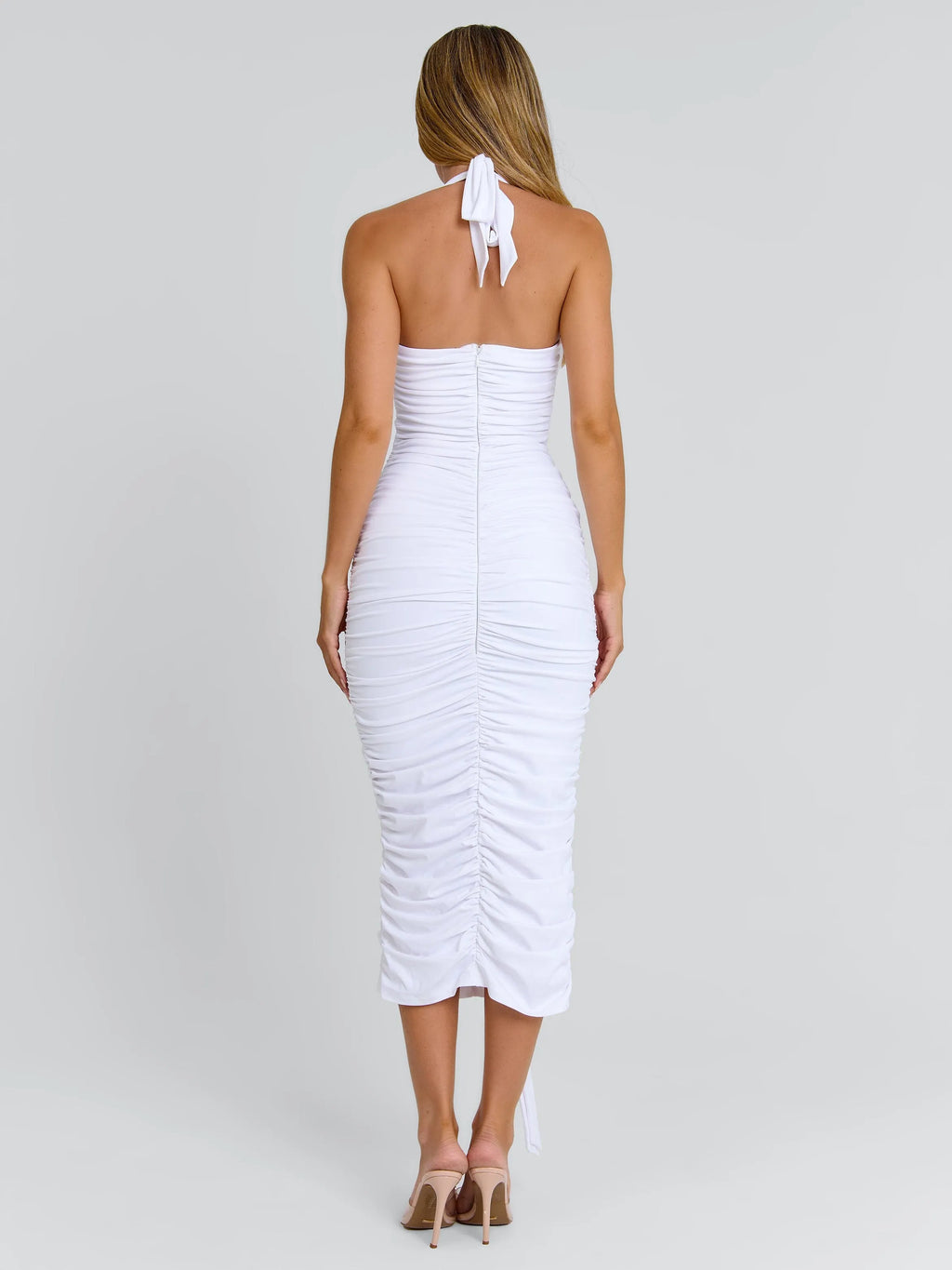 Omery White Midi Dress