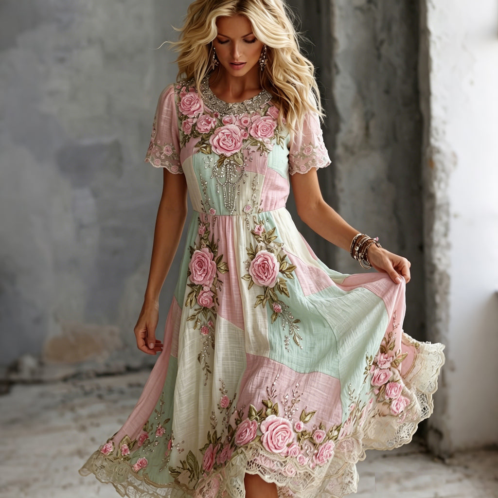 Midi Dress with premium – Designer Aesthetic