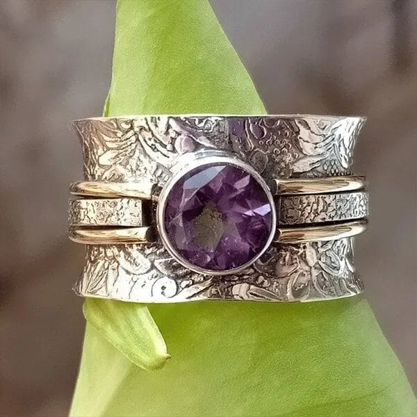 Bohemian Crystal Meditation Ring