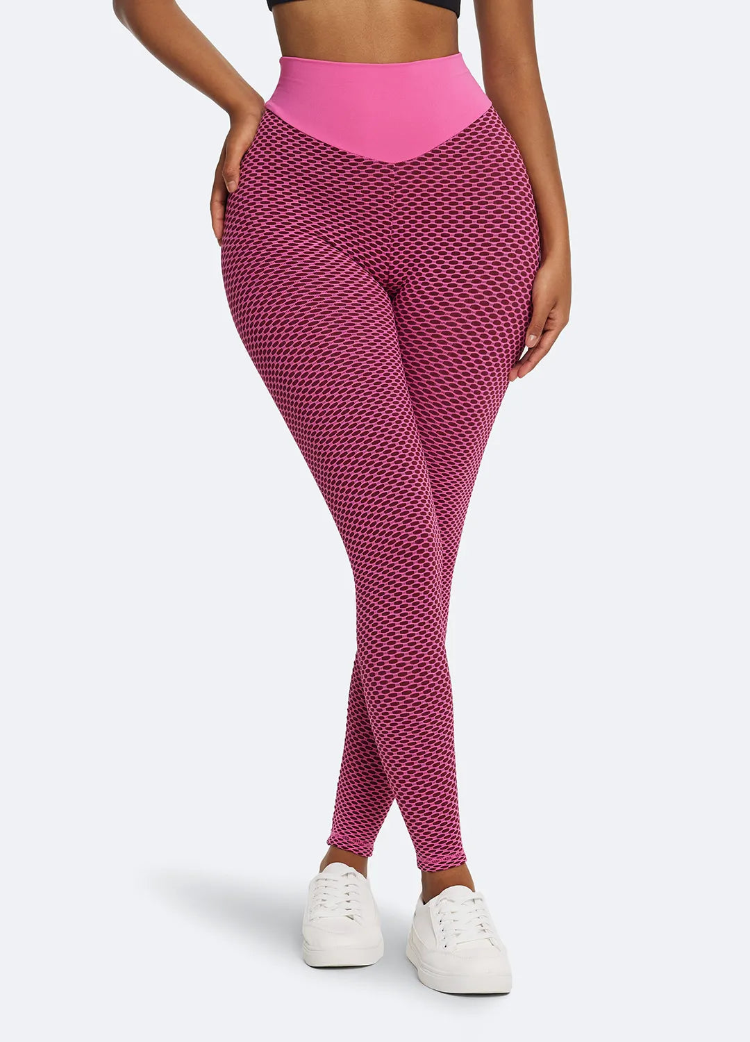 Flattering Textured Scrunch Leggings