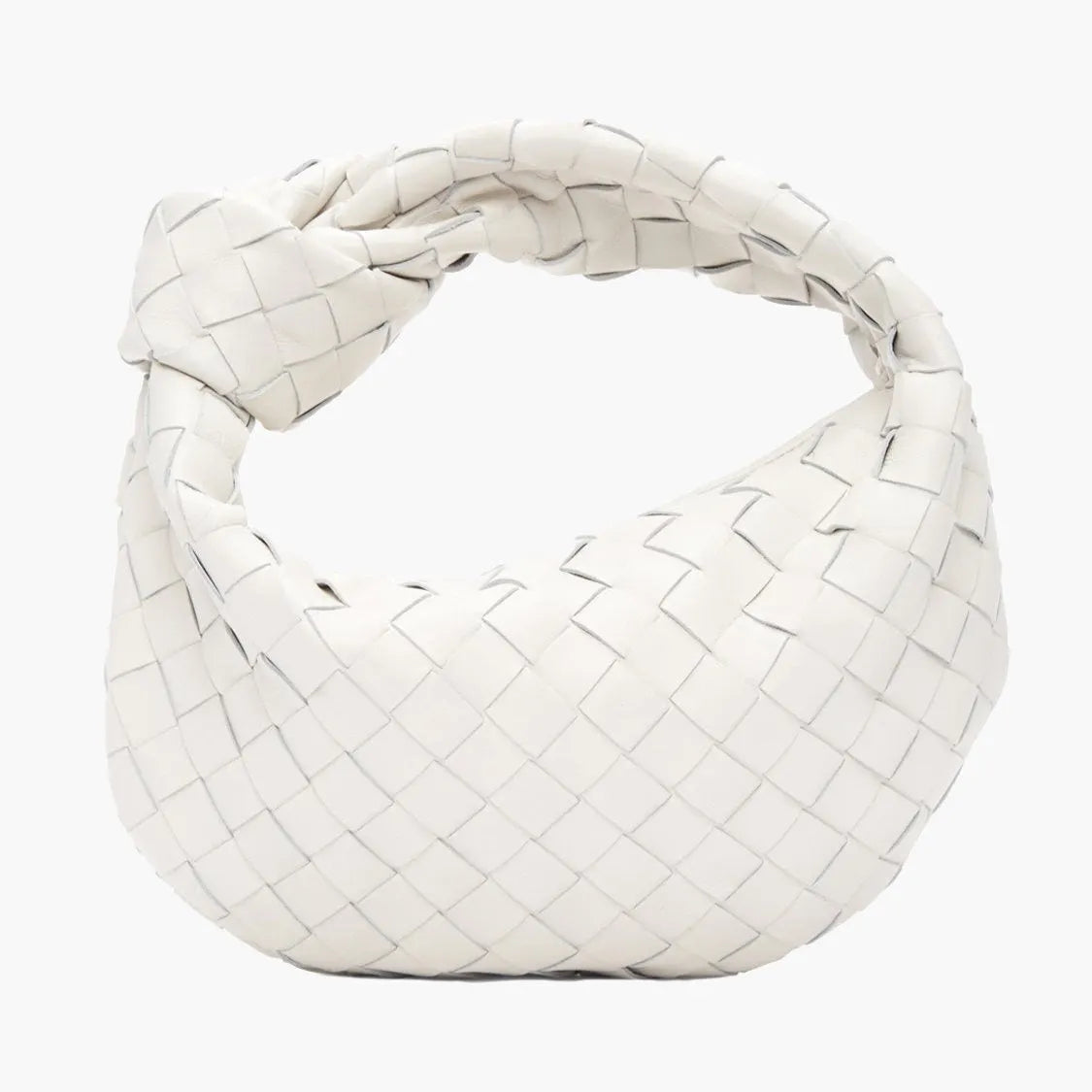 Mini Woven Faux Suede Bag