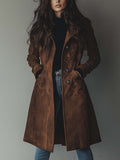Coat with suede – Premium Look