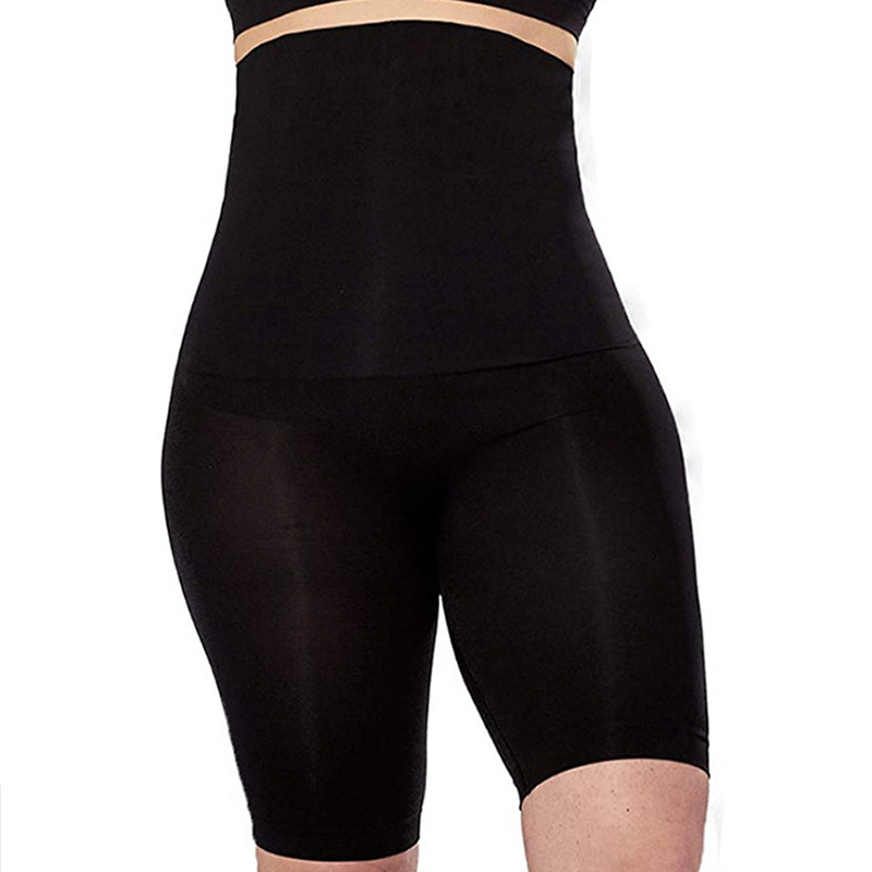 Women's High-Waisted Shapewear Tummy Control Shorts Body Shaper Underwear Shapewear