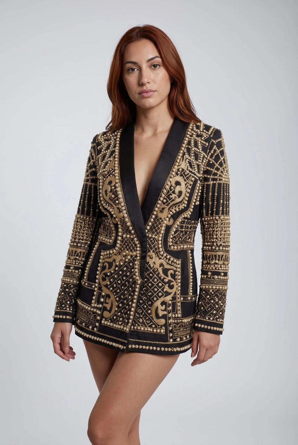 Women's Pearl & Bead Blazer