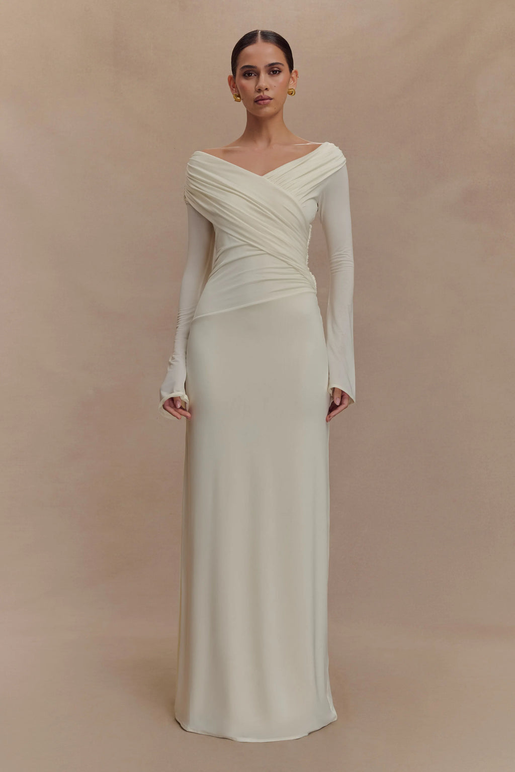 Therese Ruched Maxi Dress
