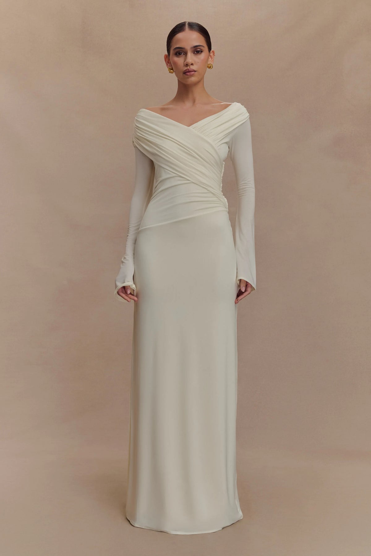 Therese Ruched Maxi Dress