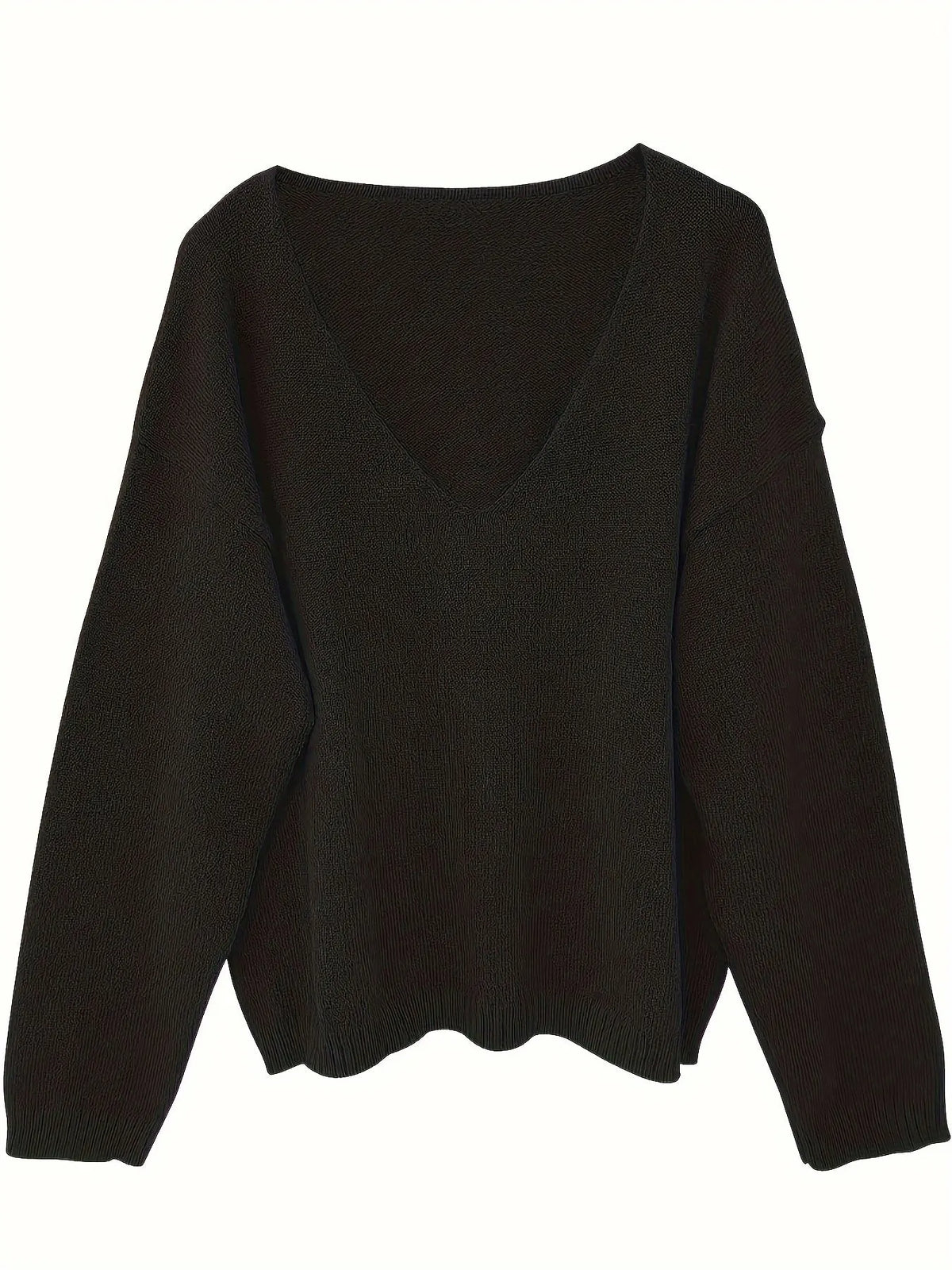 LIANNE – PLUSH V-NECK SWEATER