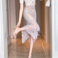 Irregular Chic Summer Bodycon Mermaid Skirt