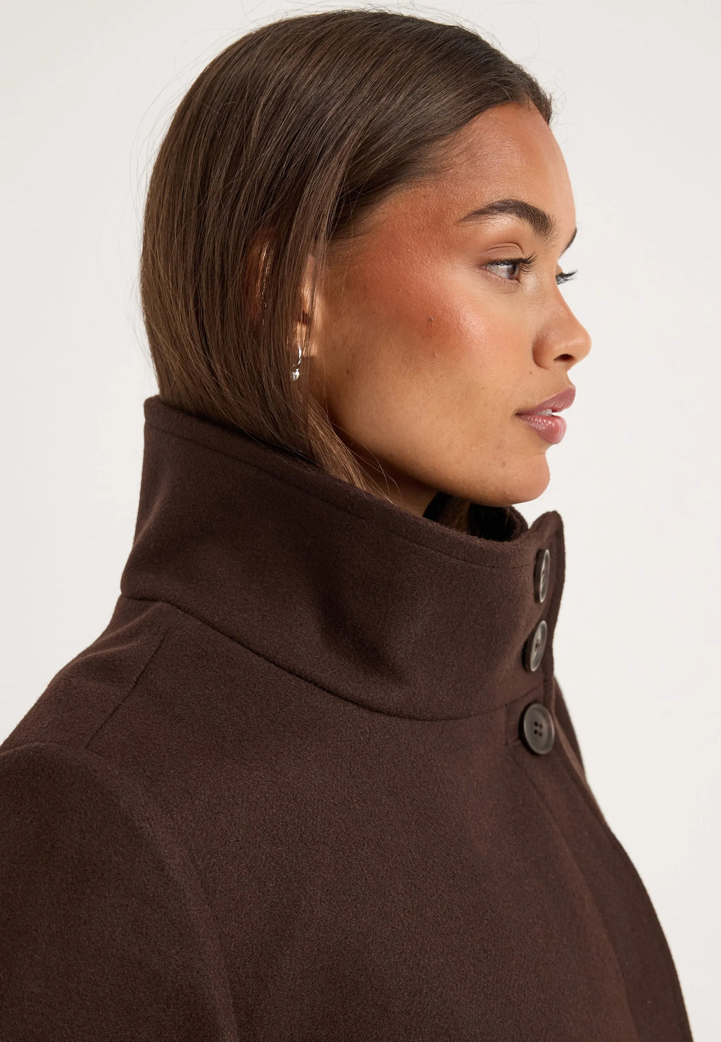 High Neck Short Coat