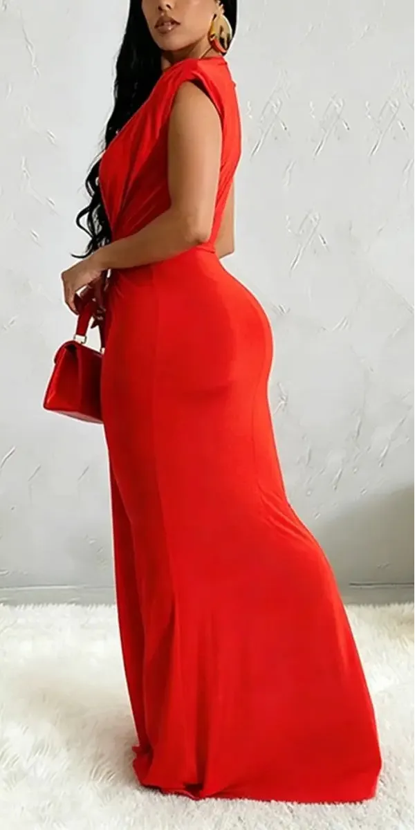 Valentina Ruffle Maxi Dress