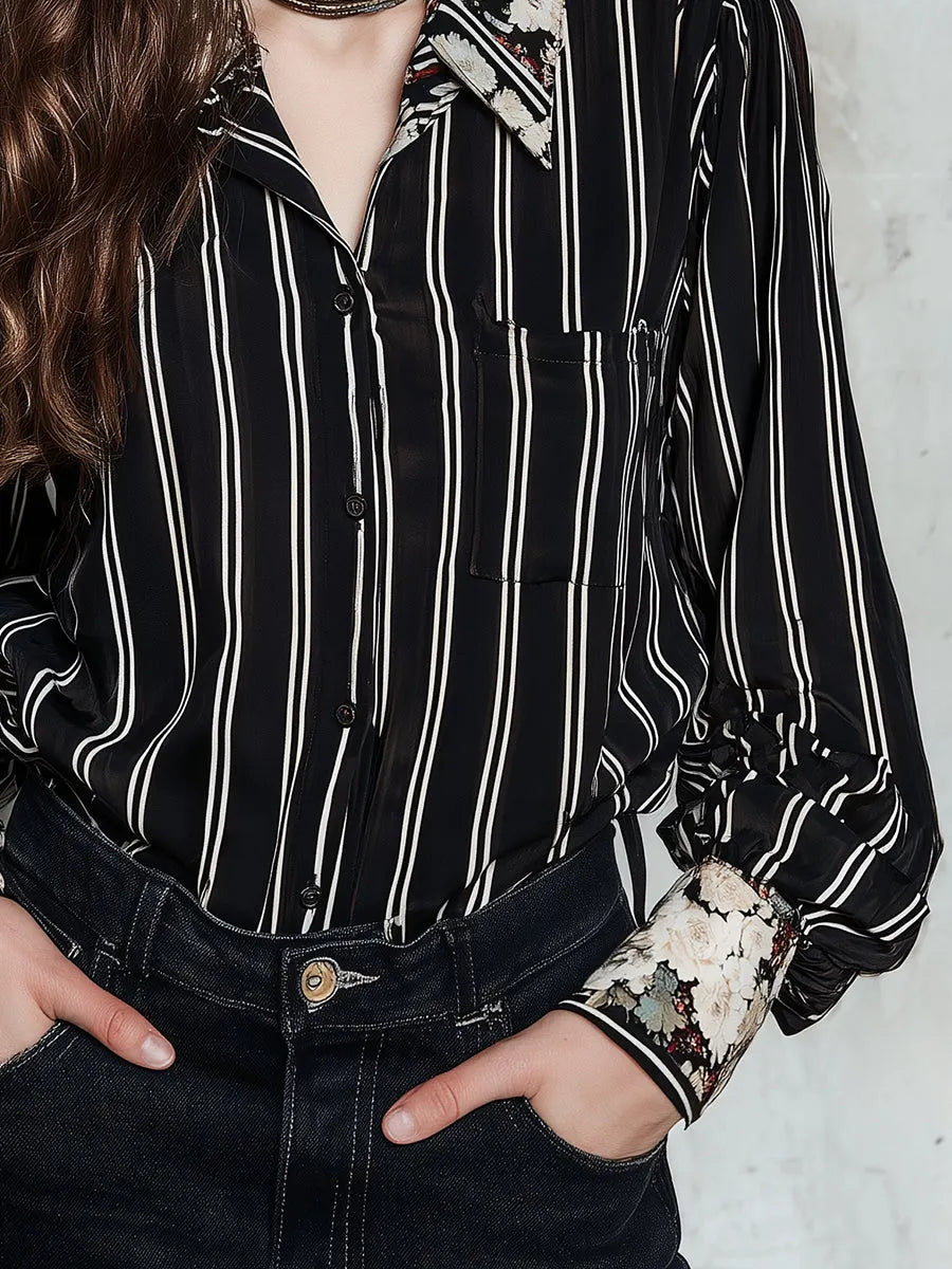 Retro Blouse in soft, Affordable Luxury