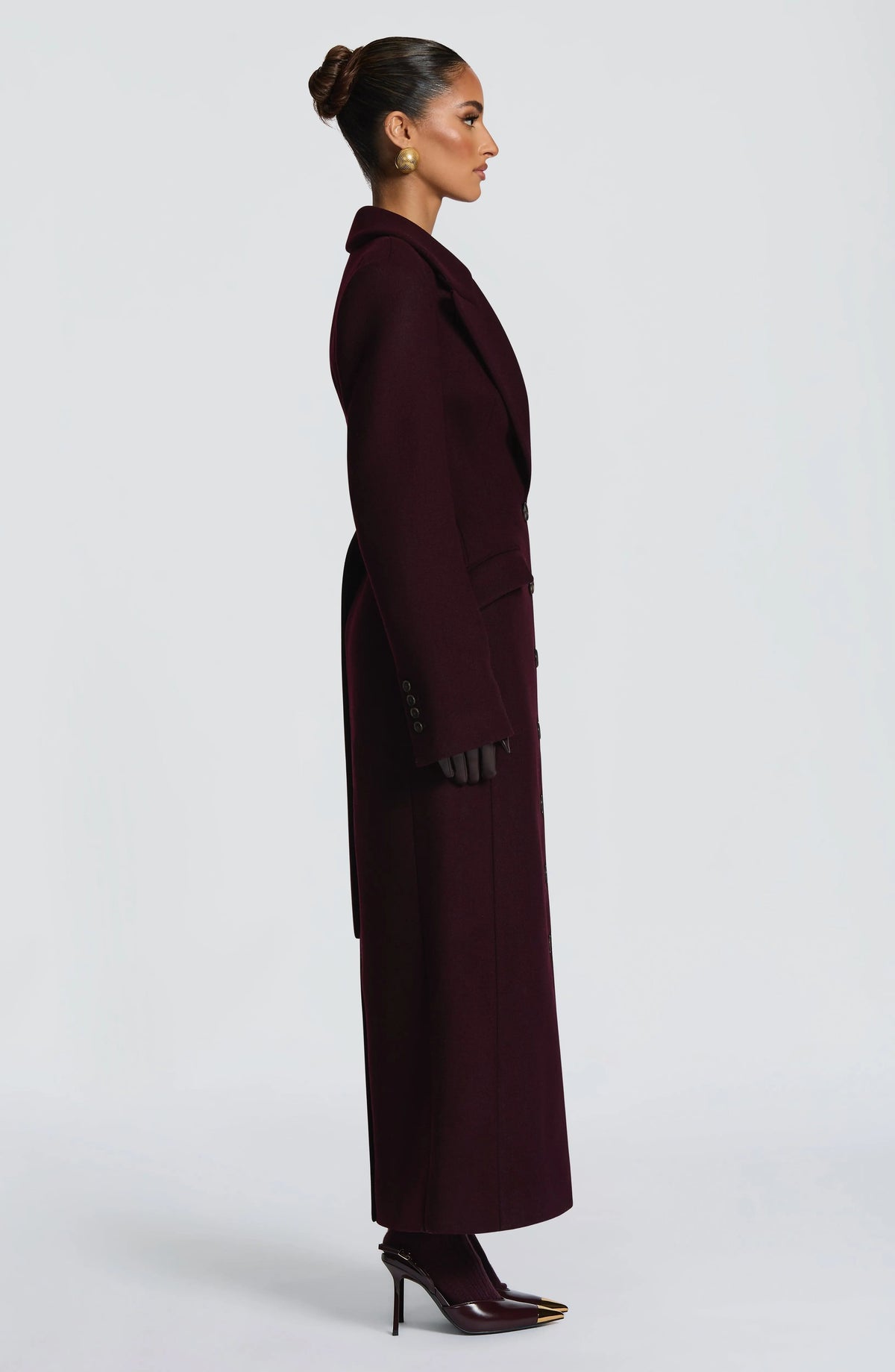 Ursula Coat - Plum