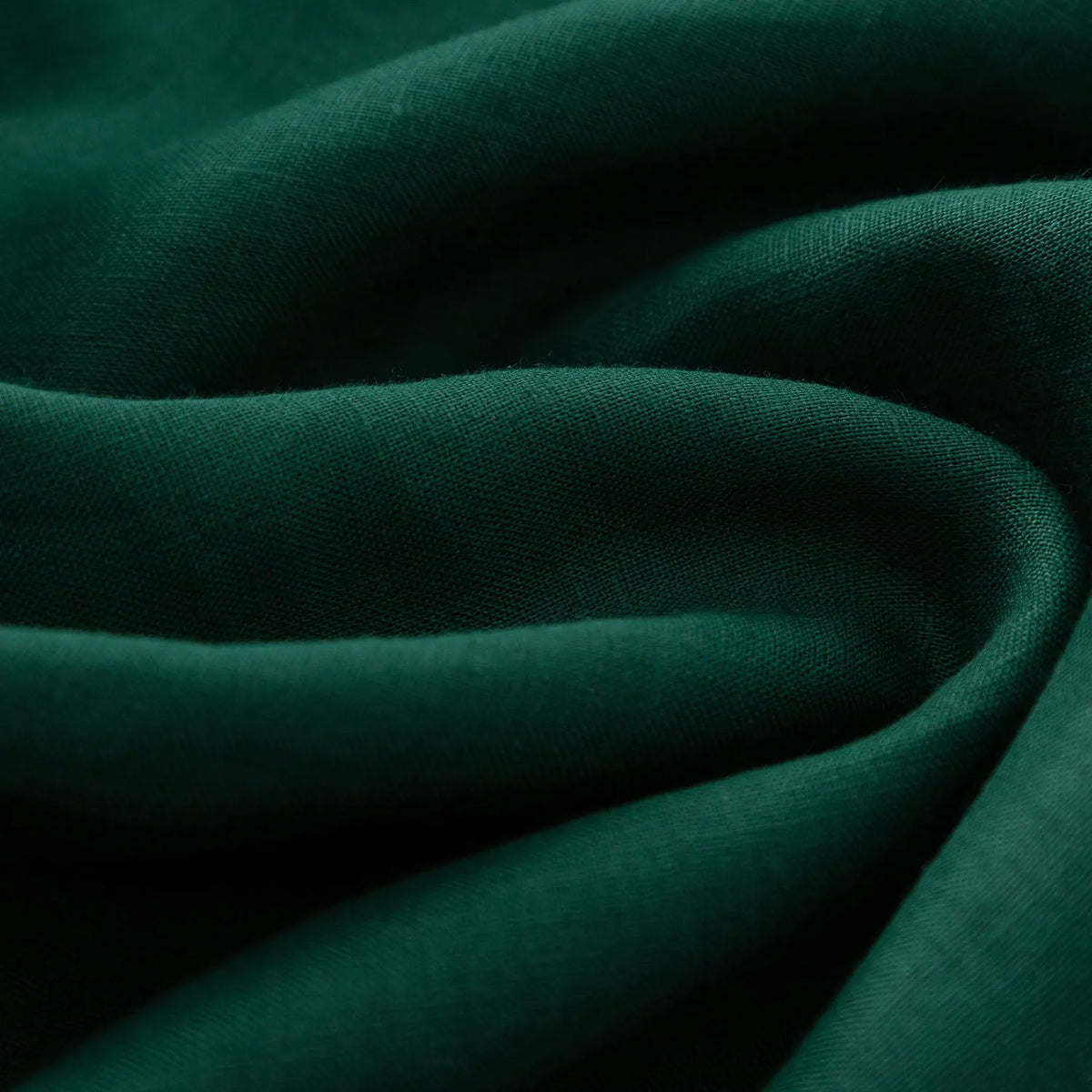 Green Linen Maxi Skirt - A-Line Flowy Silhouette with Pockets 4929