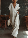 Elegant Maxi Dress in linen, Best Value