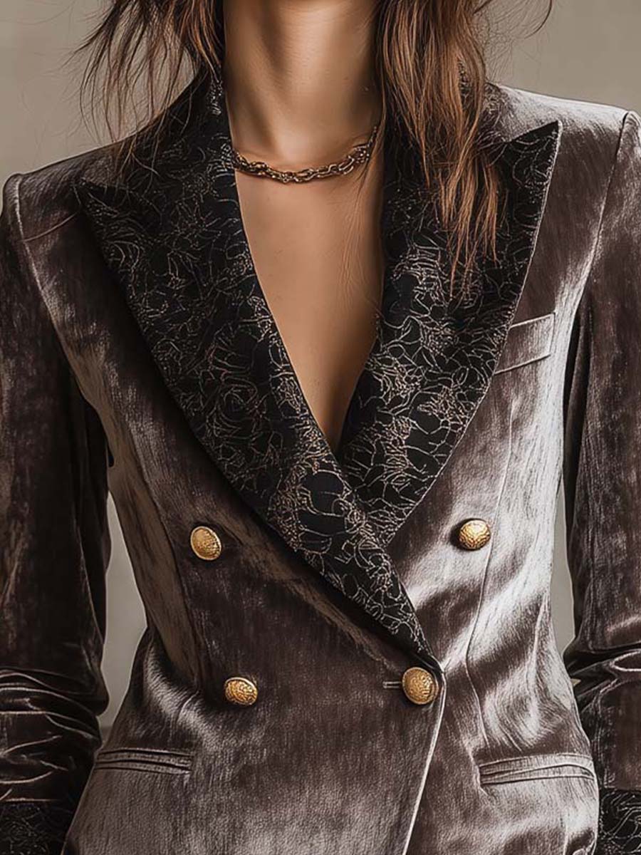 Chic Blazer in velvet, Best Value
