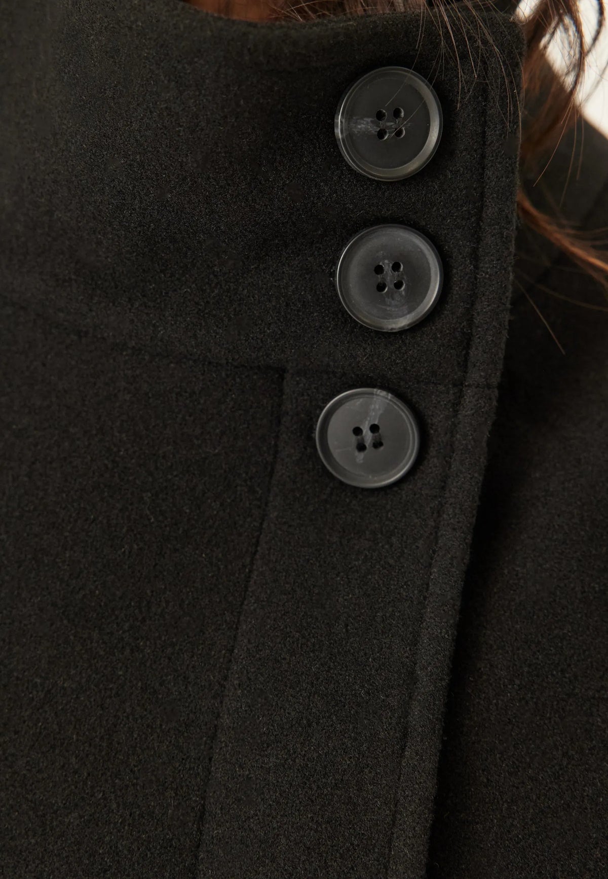 High Neck Short Coat