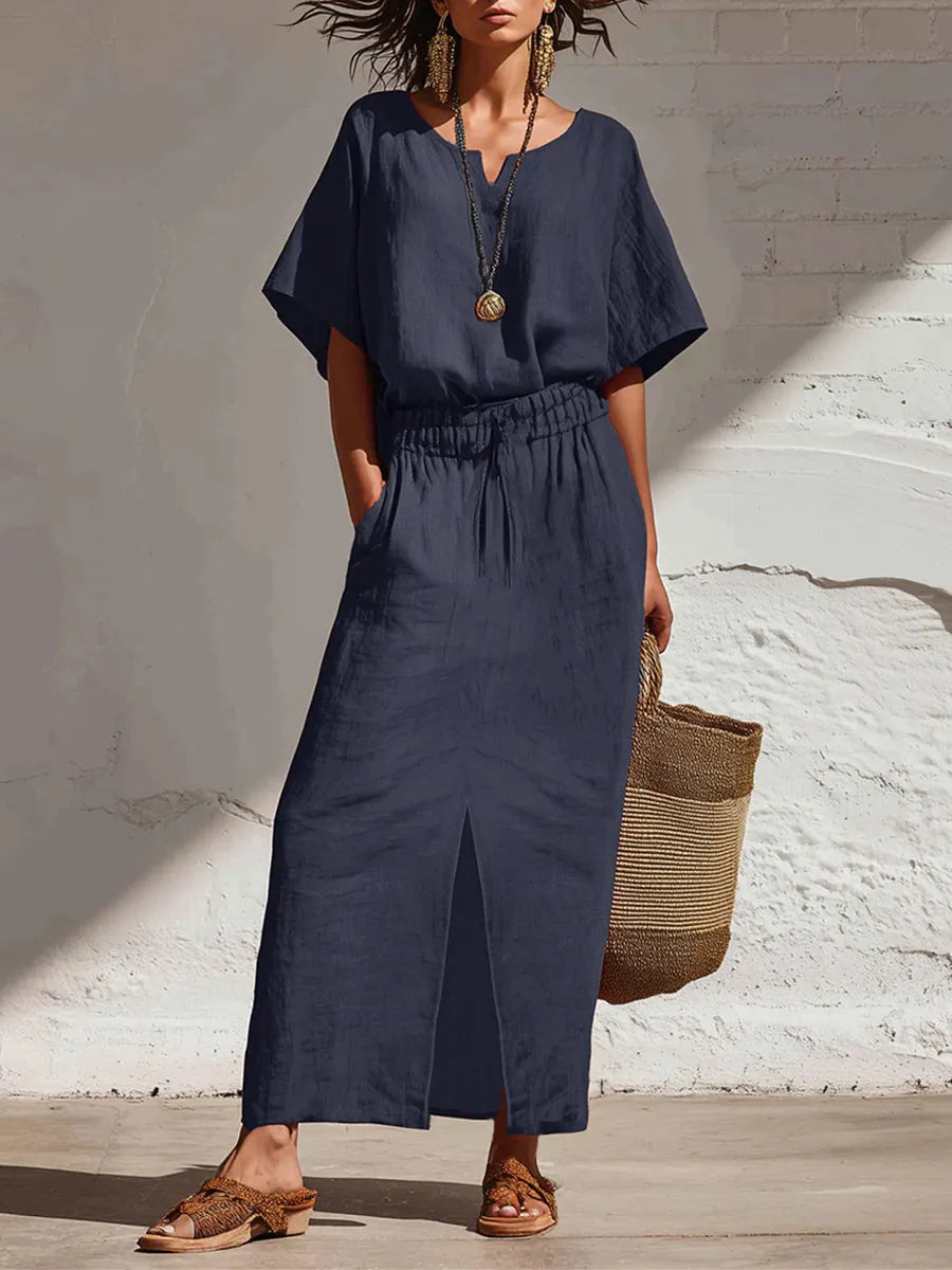 Chic Skirt in linen, Premium Look