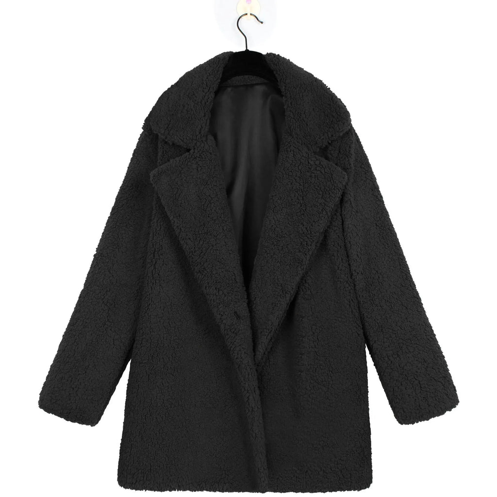 Soft Fur Fashion Plush Coat