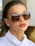 Classic Aviator Metal Frame Sunglasses