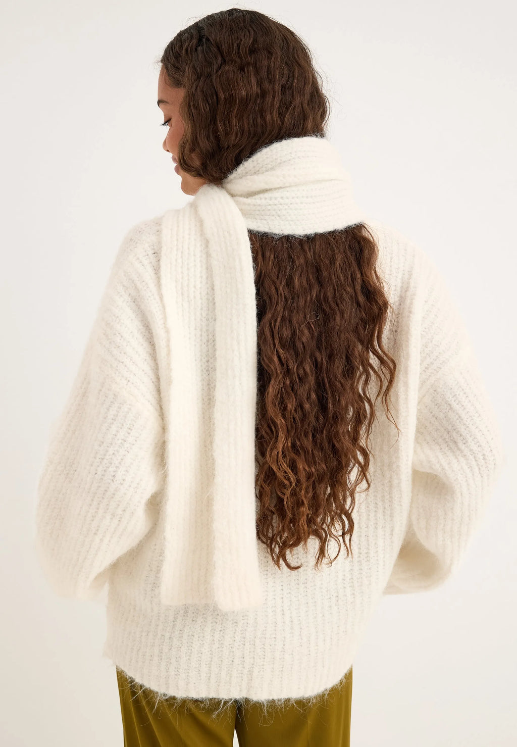 Knitted Scarf Sweater
