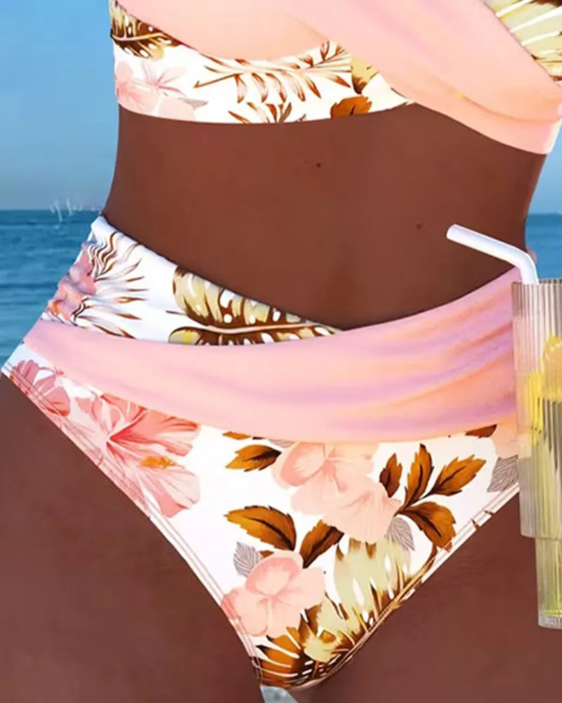 Jolina - Floral Wrap Bikini Set