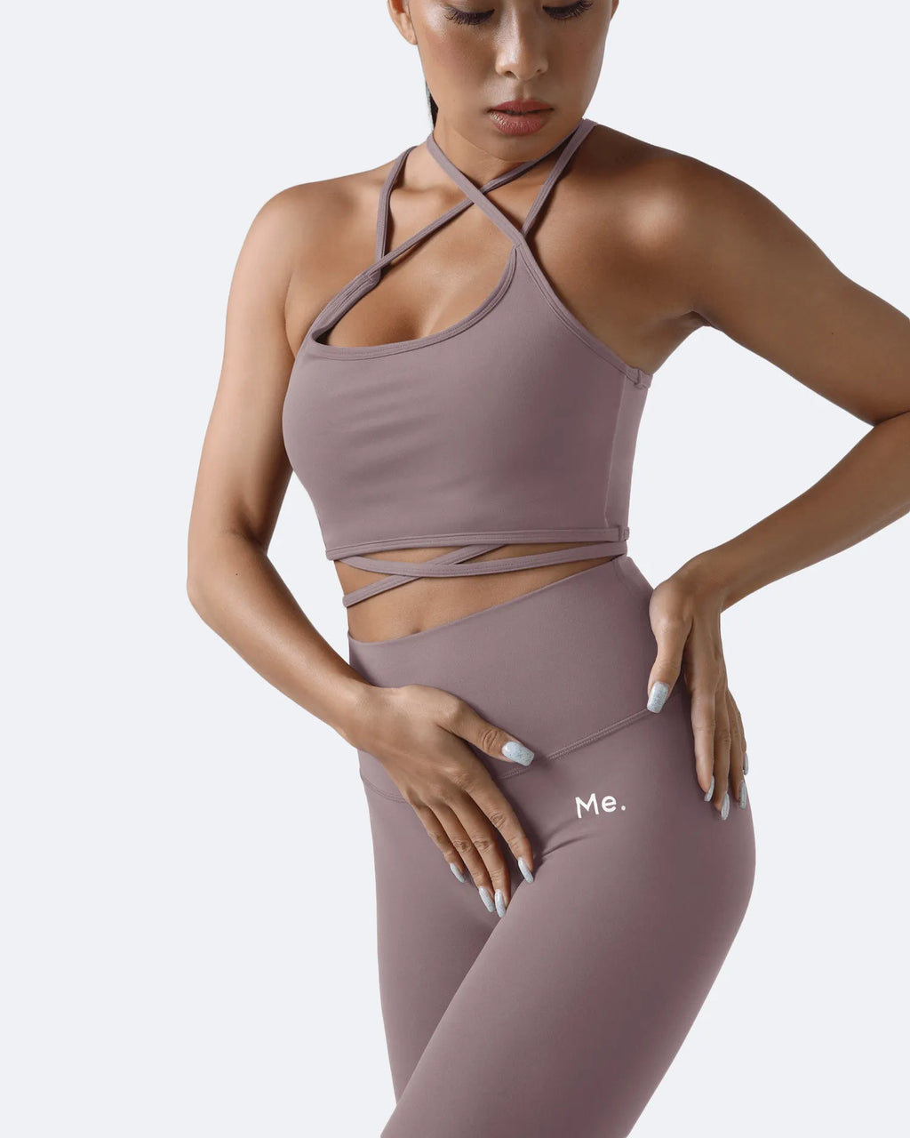 Flattering High-Waisted ⅞-Length Leggings