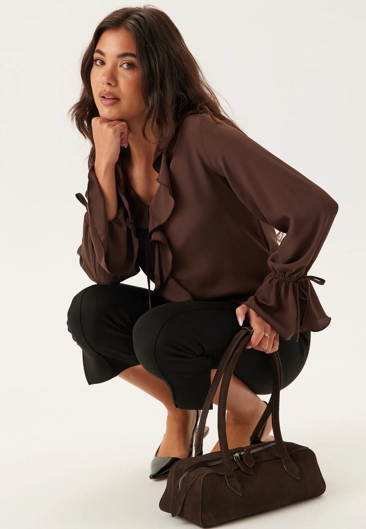 Frill Tie Blouse