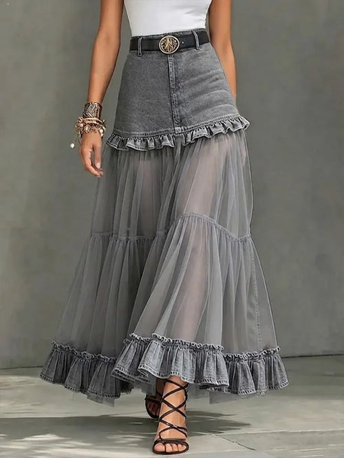 Skirt with chiffon – Designer Aesthetic