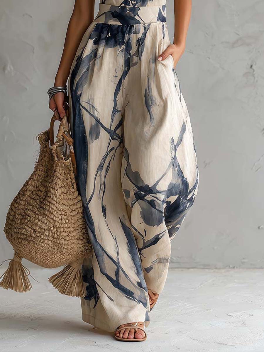 Chic Jumpsuit in soft, Premium Look