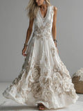 Vintage Maxi Dress in premium, Unbeatable Price