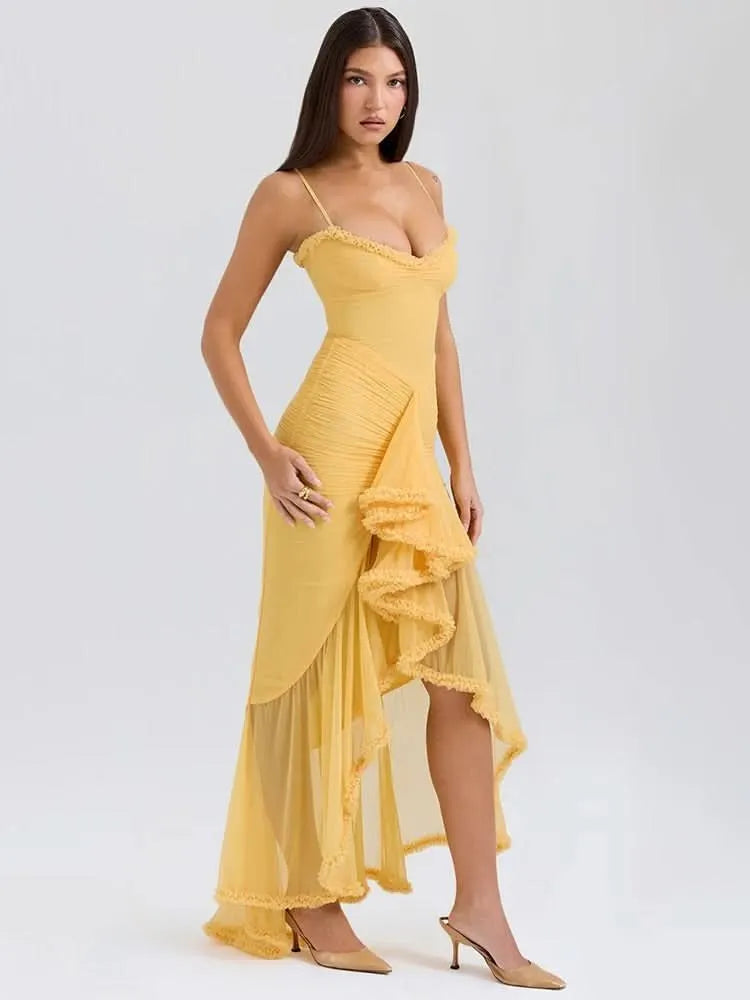 Gabbi Ruffled Maxi Dress