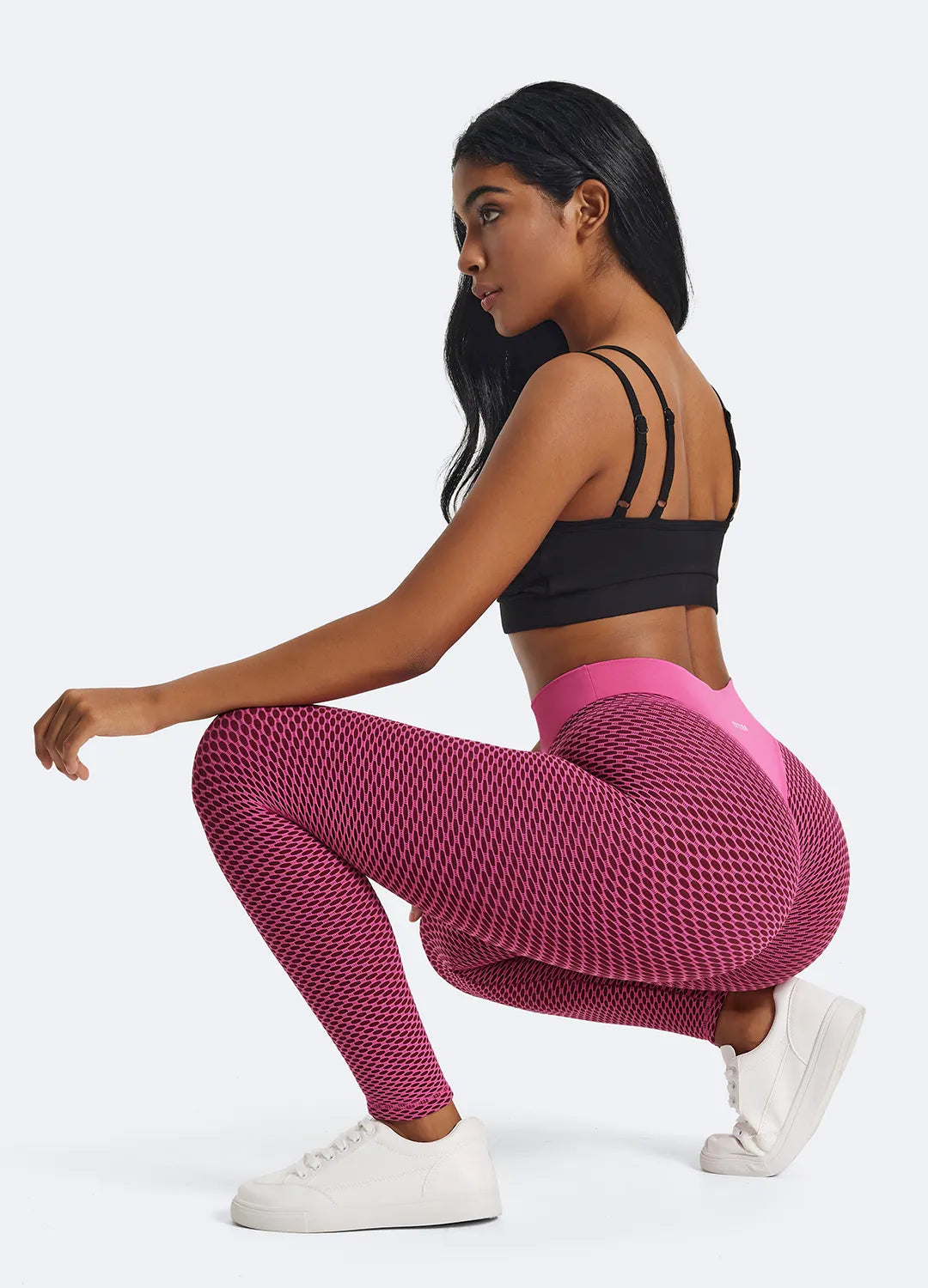 Flattering Textured Scrunch Leggings