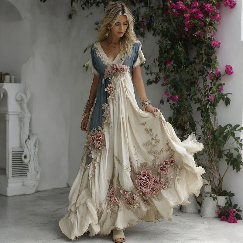 Romantic Maxi Dress in premium, Premium Look