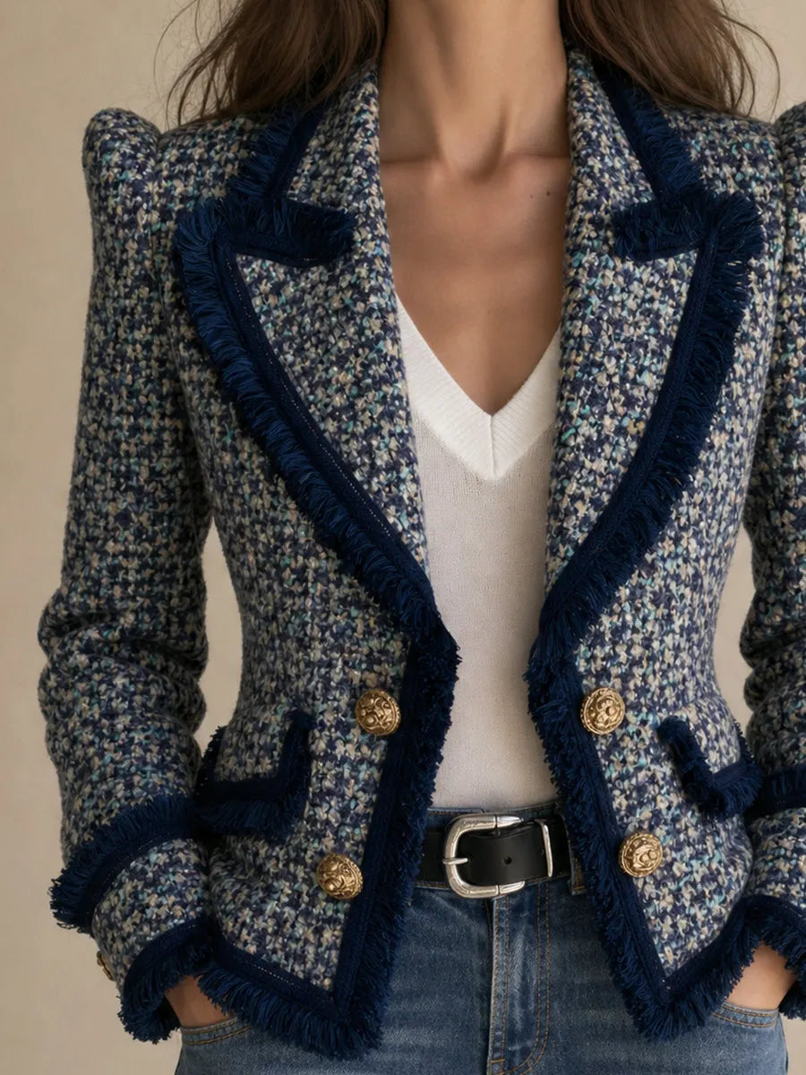 Midnight Nomad Fringe Blazer